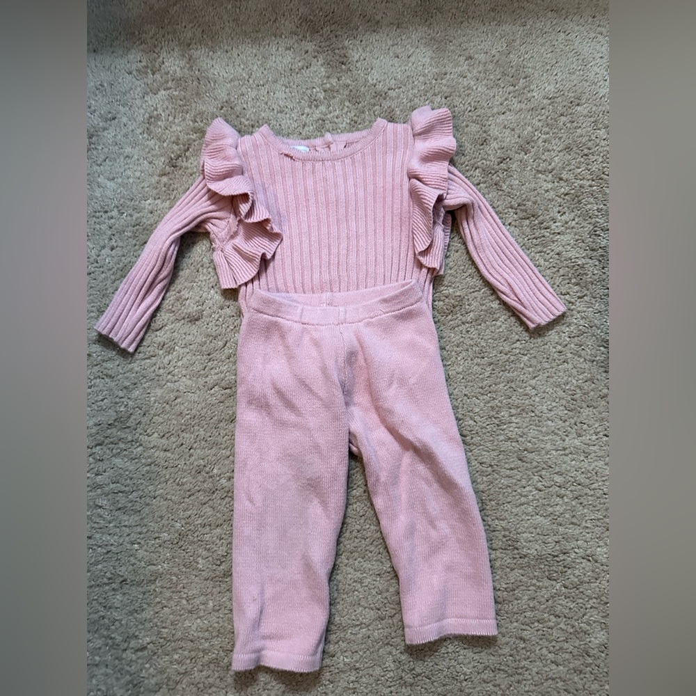 Bon Knit Baby Girl Outfit